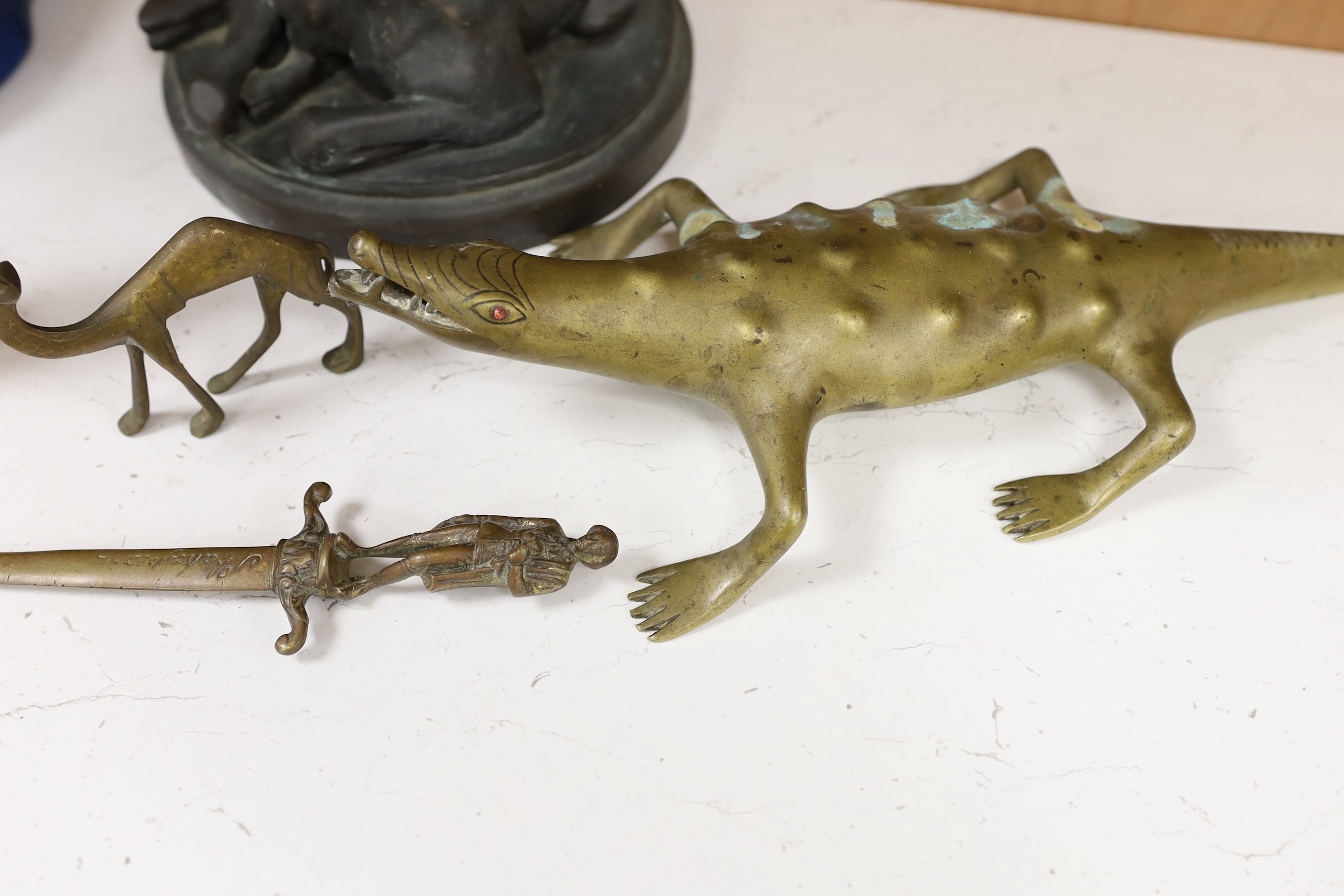 Four metal animals models